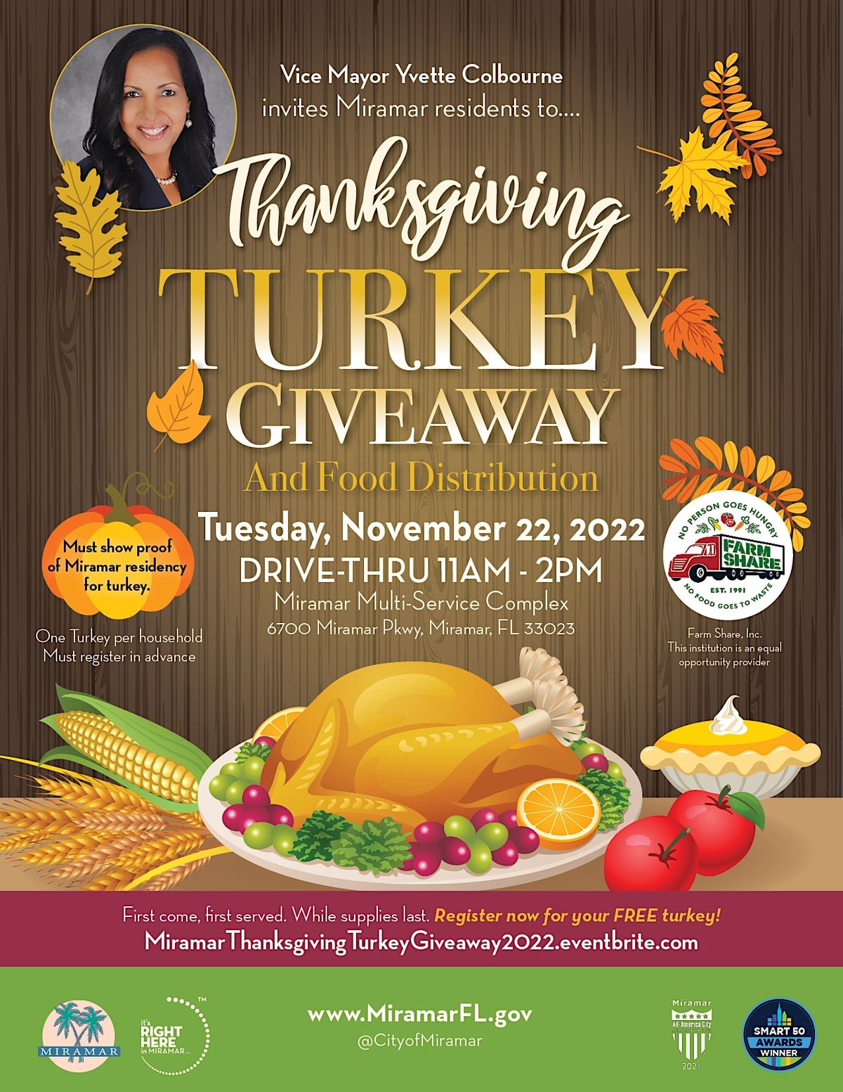 Thanksgiving Turkey Giveaway and Food Distribution Events' Realm