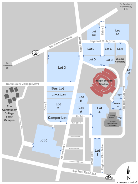 PARKING: AFC Championship Game: Buffalo Bills vs. Jacksonville Jaguars (If  Necessary) - Events' Realm