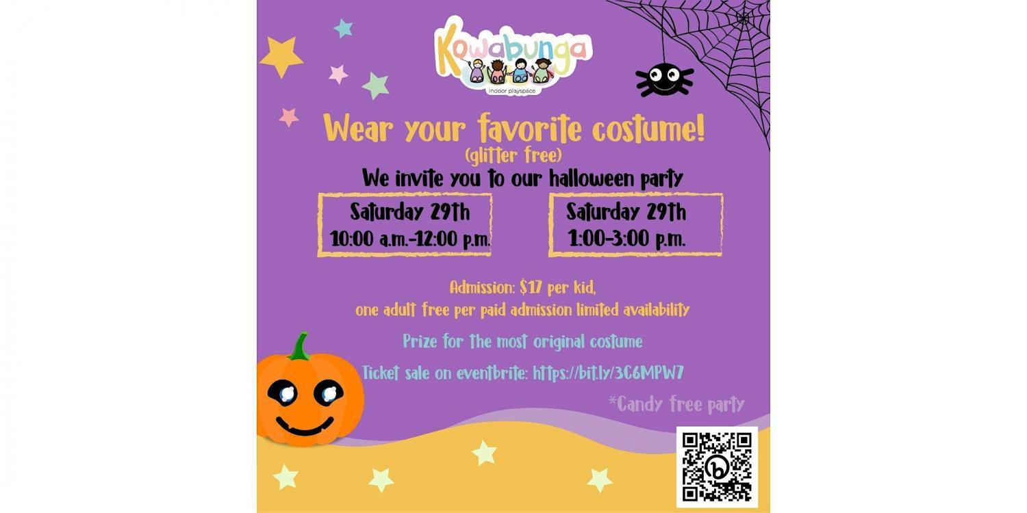 Halloween for Toddlers
Sat Oct 29, 10:00 AM - Sat Oct 29, 12:00 PM
in 9 days