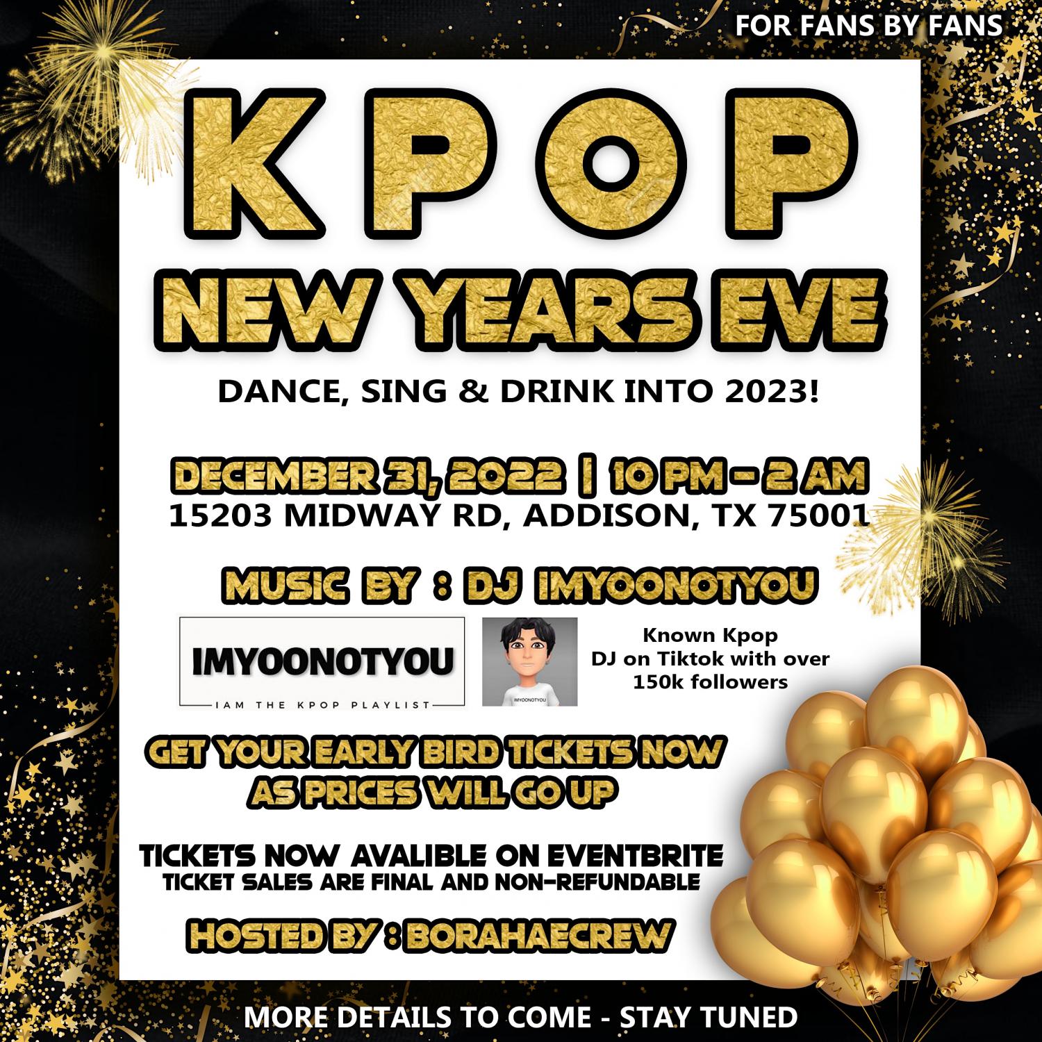 Kpop New Years Eve Rave Events' Realm